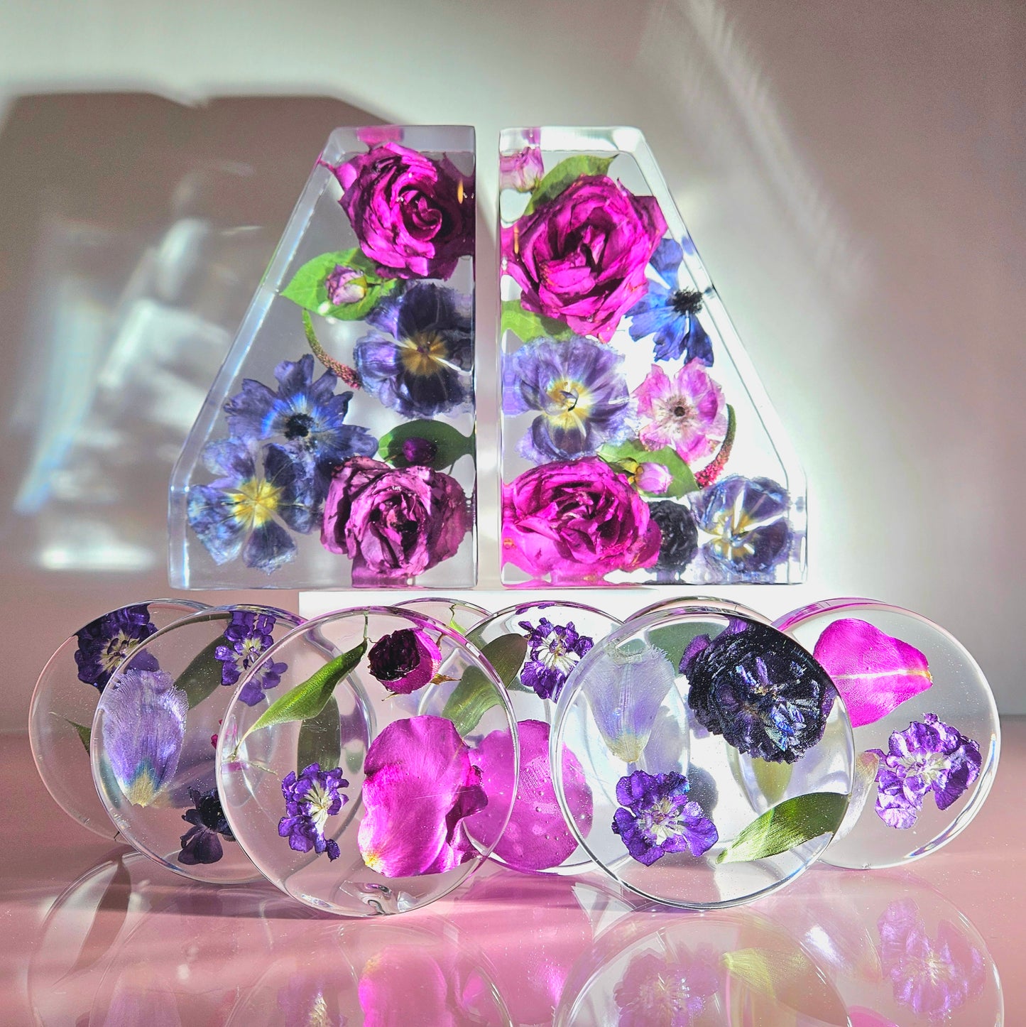 Bookends 3D Resin Wedding Bouquet Preservation Floral Gift Keepsake Save Your Wedding Flowers Forever