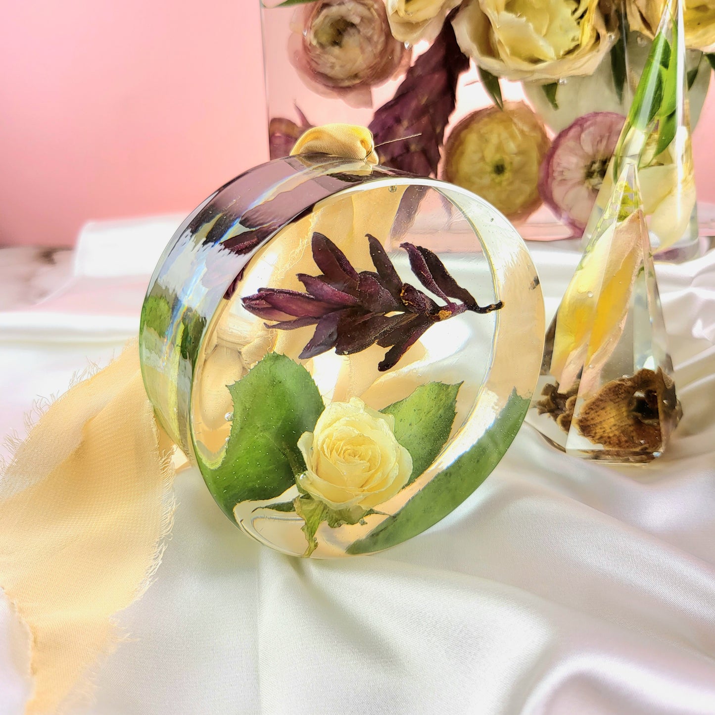 Large Collection 10"x10" 3D Resin Wedding Bouquet Preservation Save Your Wedding Flowers Forever Gift Keepsake - flofloflowery